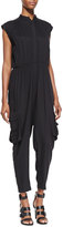 Thumbnail for your product : Alice + Olivia Dylan Jersey Cargo Jumpsuit