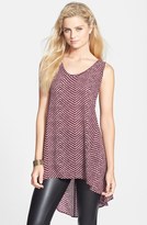 Thumbnail for your product : Painted Threads Chiffon High/Low Tunic Tank (Juniors)