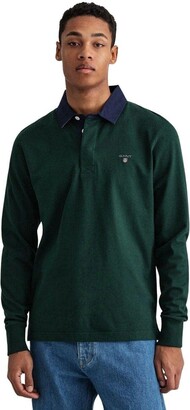 Gant Men's Original Heavy Rugger Polo T-Shirt Slim Fit Green XXX-Large -  ShopStyle