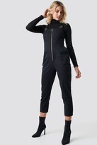 Thumbnail for your product : Anna Nooshin X NA-KD Front Zip Detailed Jumpsuit