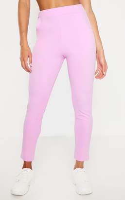 PrettyLittleThing Lilac Crepe Skinny Trousers