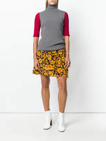 Thumbnail for your product : Kenzo Floral Leaf mini skirt