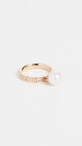 Thumbnail for your product : Marlo Laz 14k Yellow Gold Dancing Freshwater Cultured Pearl Ring