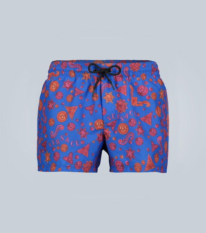 Versace Boxer swim shorts ShopStyle