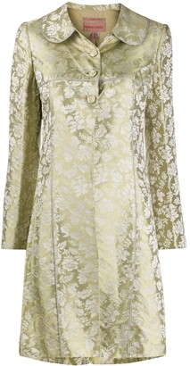 Romeo Gigli Pre-Owned SS 1997 floral jacquard coat