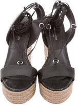 Thumbnail for your product : Michael Kors Collection Clive Snakeskin Wedges