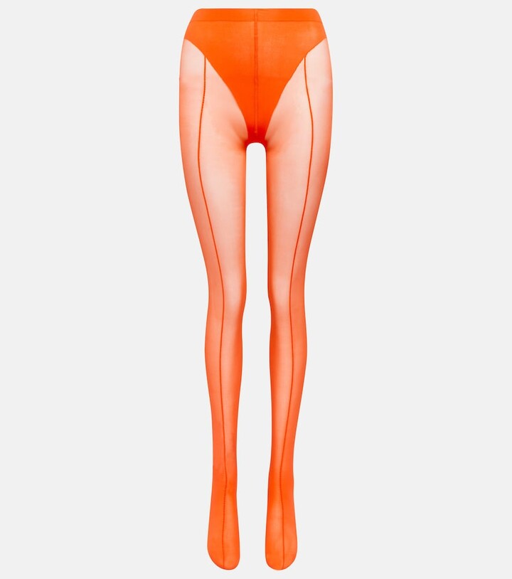 Wolford x Mugler A tights ShopStyle Hosiery