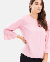 Thumbnail for your product : Vero Moda Frill 3/4 Sleeve Blouse