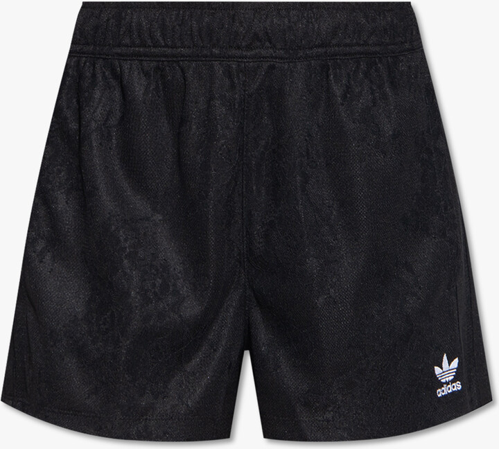 adidas + Sporty & Rich Pinstriped Recycled-satin Shorts - Blue - ShopStyle