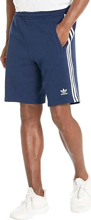adidas 3-Stripes Sweatshorts (Night Indigo) Men\'s Clothing - ShopStyle  Shorts