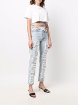 Thumbnail for your product : Almaz Crystal-Embellished Pantie Jeans