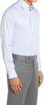 Thumbnail for your product : David Donahue Slim Fit Micro Floral Print Dress Shirt