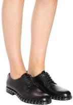 Thumbnail for your product : Valentino Garavani embellished leather Derby shoes