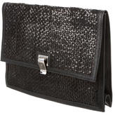 Thumbnail for your product : Proenza Schouler Leather Woven Lunch Clutch