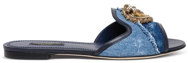 Dolce & Gabbana Blue Women's Sandals | Shop the world's largest 