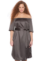 Thumbnail for your product : ELOQUII Plus Size Off the Shoulder Dress