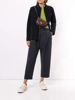Thumbnail for your product : YMC cropped high-waisted trousers