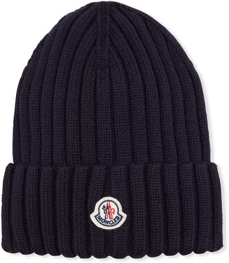 Moncler Wool Ribbed Beanie