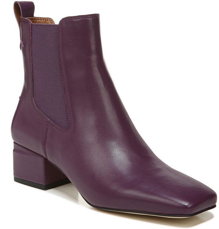 plum colored high heels