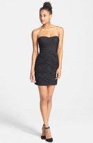 Thumbnail for your product : Hailey Logan Embellished Cutout Ruched Body-Con Dress (Juniors)