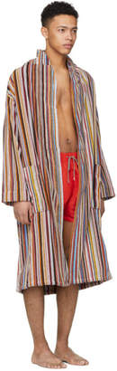 Paul Smith Multicolor Stripe Bath Robe