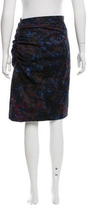 Rachel Comey Ruched Printed Skirt