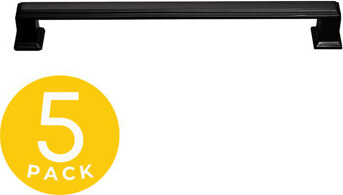 Sapphire Octa Series 7-1/2 in. (192 mm) Center-to-Center Modern Cabinet Handle/Pull (5-Pack)