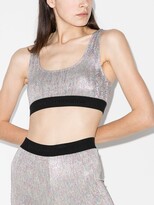 Thumbnail for your product : Paco Rabanne Metallic Sports Bra
