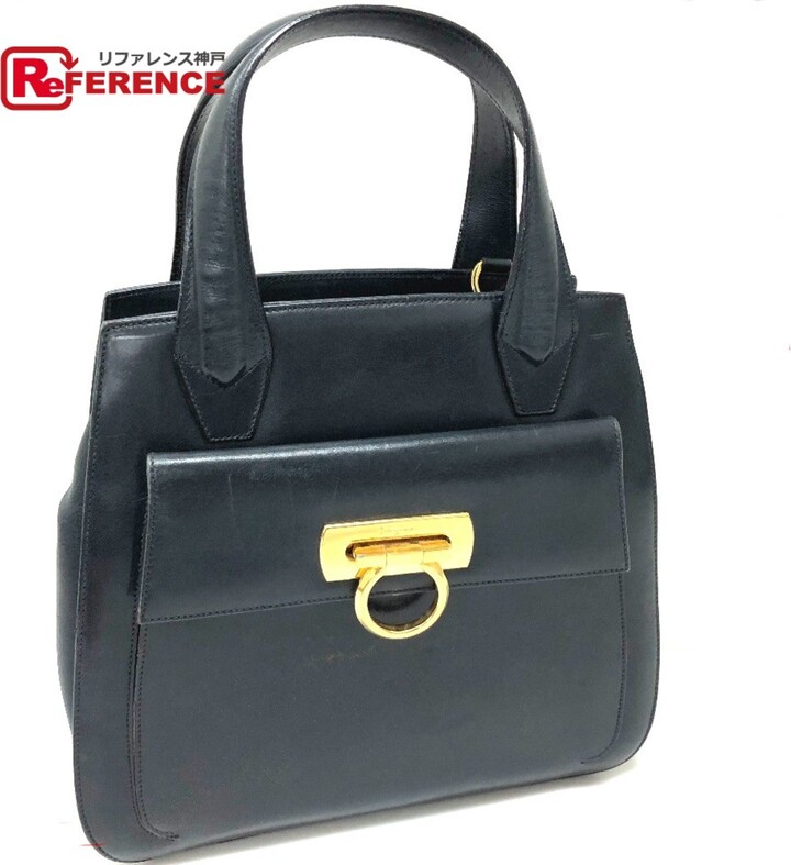 Ferragamo Leather Handbag (Pre-Owned)