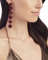 Thumbnail for your product : Suzanna Dai Red Silk And Metallic Gumball Drop Earrings