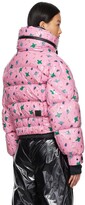 Thumbnail for your product : MONCLER GENIUS 3 Moncler Grenoble Pink Cropped Down Jacket
