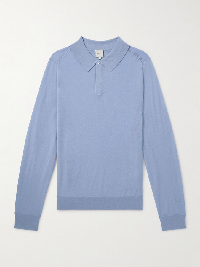 Paul Smith Merino Wool Polo Shirt