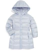 Thumbnail for your product : Armani Junior Girls' Embroidered Logo Print Puffer Coat