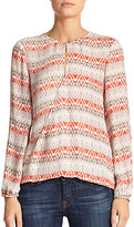 Thumbnail for your product : Parker Valorie Printed Silk Blouse