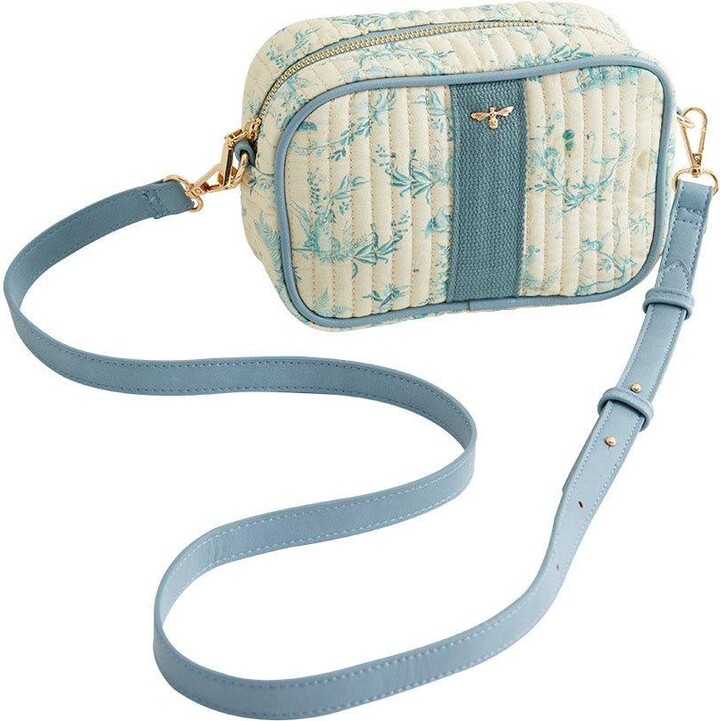 Fable England Toile de Jouy Vintage Blue Camera Bag ShopStyle