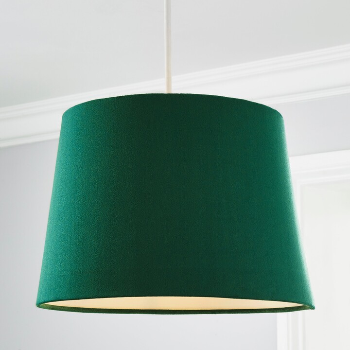 Dunelm Clara 35cm Tapered Lamp Shade Green ShopStyle