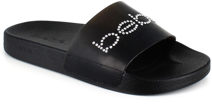 bebe slide sandals