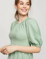 Thumbnail for your product : Miss Selfridge smock dress in sage