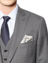 Thumbnail for your product : Brioni 7cm Micro Check Silk Jacquard Tie
