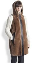 Thumbnail for your product : Marni Leather-Trimmed Shearling Vest