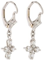 Thumbnail for your product : Cathy Waterman Platinum Diamond Drop Earrings
