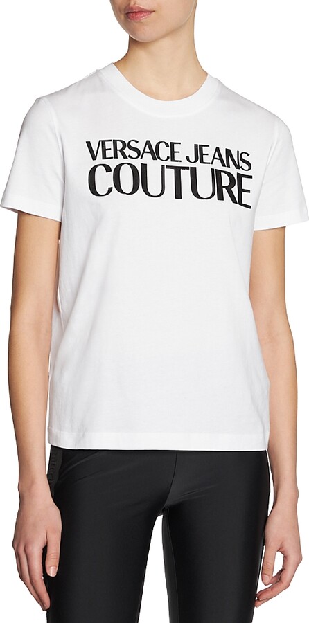 Versace Jeans Couture Logo Front Crewneck Tee