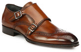 Thumbnail for your product : To Boot Burns Leather Double Monk-Strap Wingtips