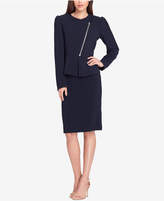 Thumbnail for your product : Tahari ASL Asymmetrical Zip-Front Skirt Suit