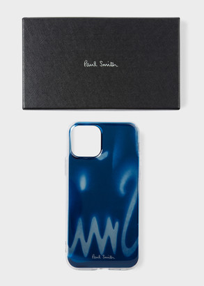 Paul Smith Navy 'Spray' Print iPhone 11 Pro Case