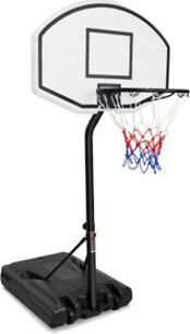 DAMALU Portable Poolside Basketball Hoop Height-Adjustable Basketball System Goal Stand for Kids