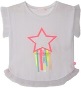 Thumbnail for your product : Billieblush Kids' Sleeveless Ruffled Star T-Shirt, White
