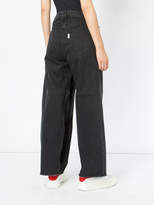 Thumbnail for your product : Aalto panelled wide-leg jeans