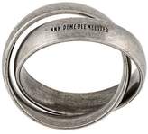 Thumbnail for your product : Ann Demeulemeester embossed linked rings
