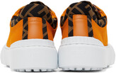 Thumbnail for your product : Fendi Orange 'Forever Fendi' Trim Sneakers